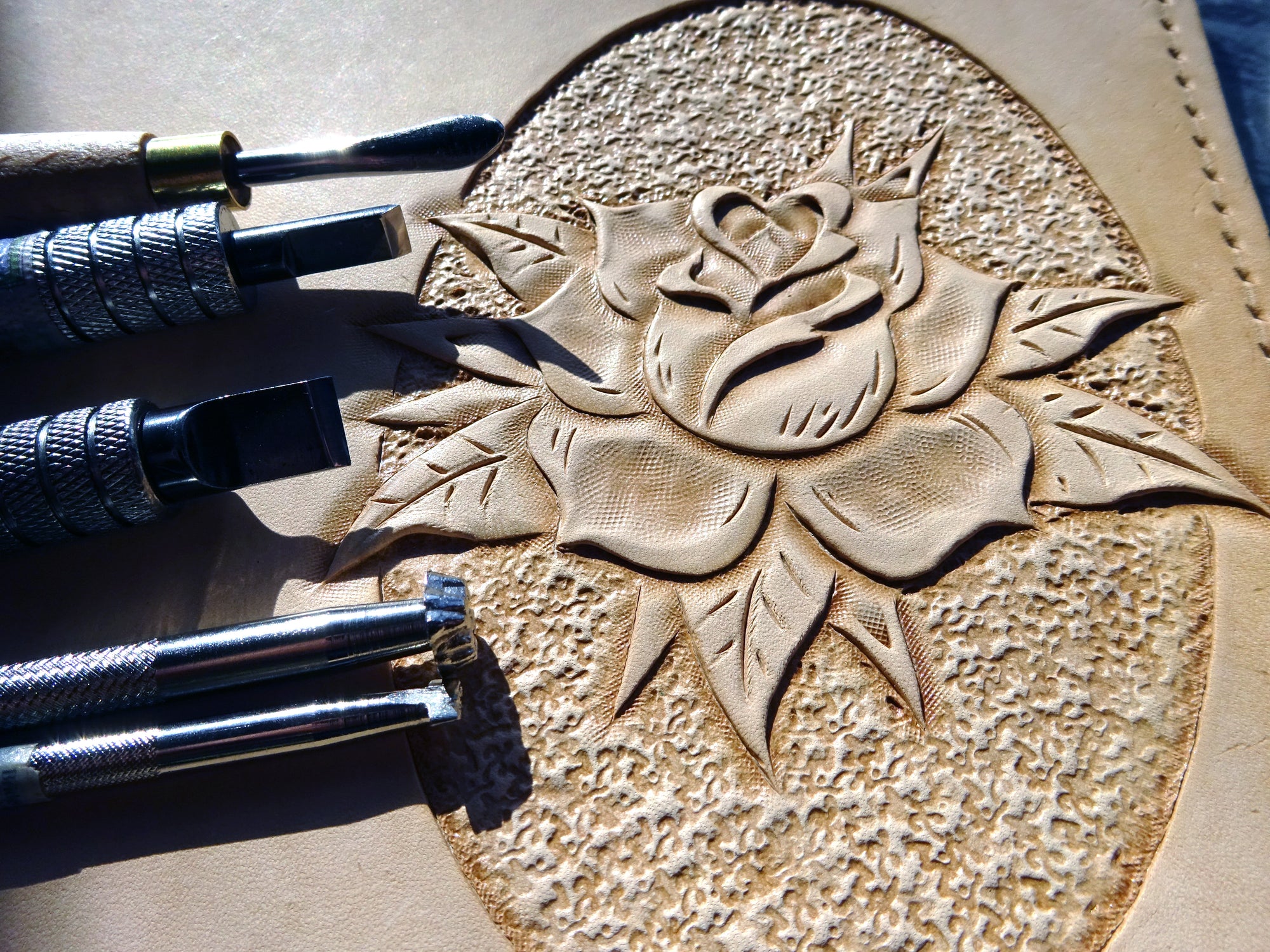 Tooled Tattoo Rose Add-On
