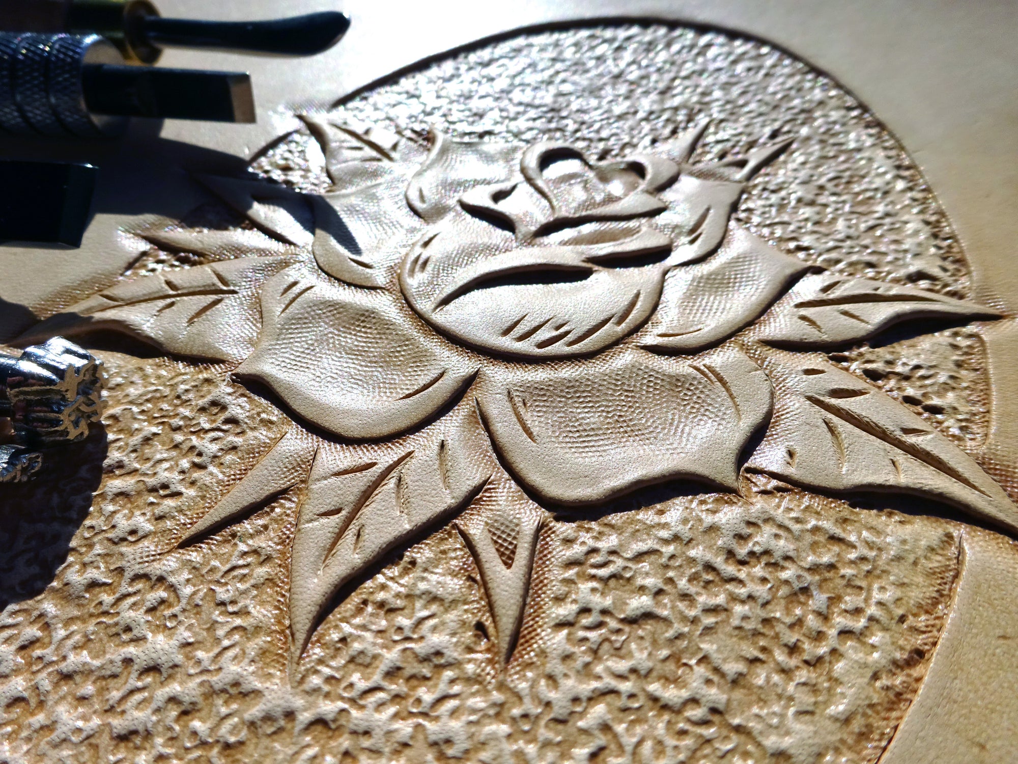 Tooled Tattoo Rose Add-On