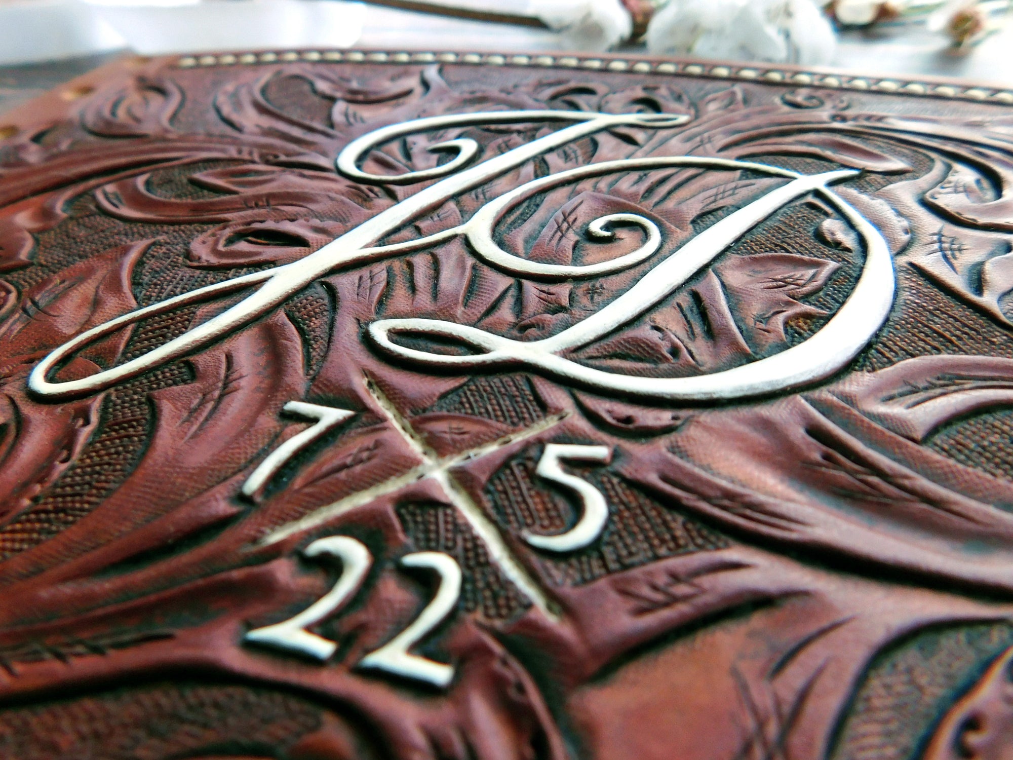 Custom Tooled Bouquet Wrap
