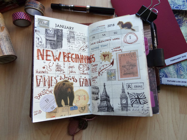 My Planner Last Month, January 2018