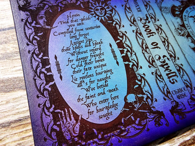 Engraved Thrice Wise Add-On, Traveler's Notebook Add-on, Falcon Travelers, traveler's notebook, leren notitieboek, leer bewerken, leatherwork