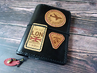 Showcase #39, A6 business, Traveler's Notebook, Falcon Travelers, traveler's notebook, leren notitieboek, leer bewerken, leatherwork