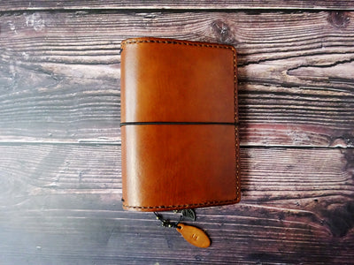 A6 Business, Showcase #038, Traveler's Notebook, Falcon Travelers, traveler's notebook, leren notitieboek, leer bewerken, leatherwork