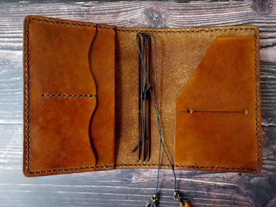 A6 Business, Showcase #038, Traveler's Notebook, Falcon Travelers, traveler's notebook, leren notitieboek, leer bewerken, leatherwork
