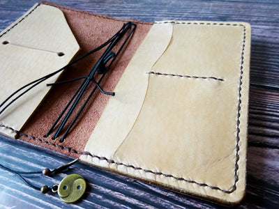 FN Business, Showcase #062, Traveler's Notebook, Falcon Travelers, traveler's notebook, leren notitieboek, leer bewerken, leatherwork