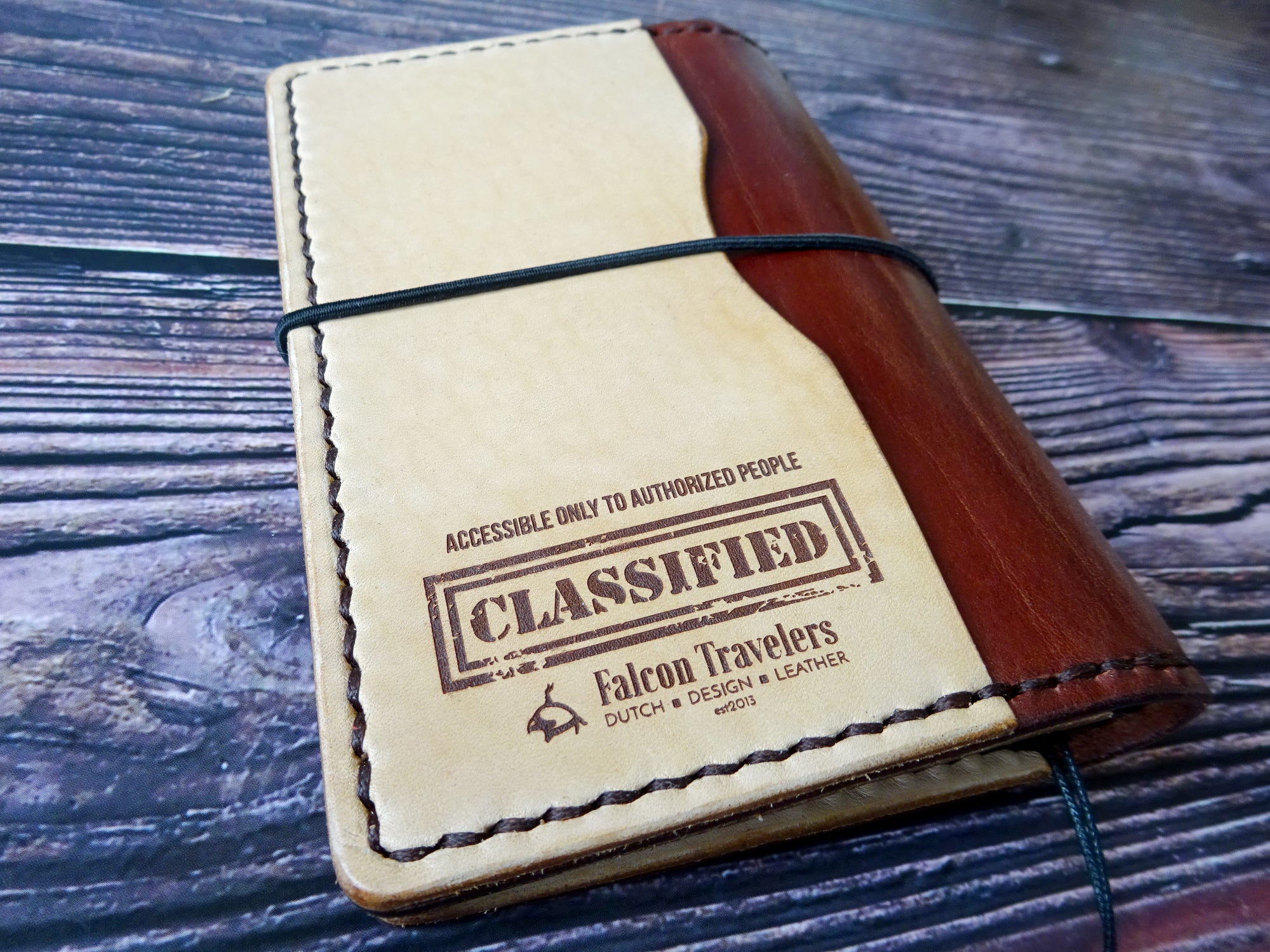 FN Business, Showcase #062, Traveler's Notebook, Falcon Travelers, traveler's notebook, leren notitieboek, leer bewerken, leatherwork