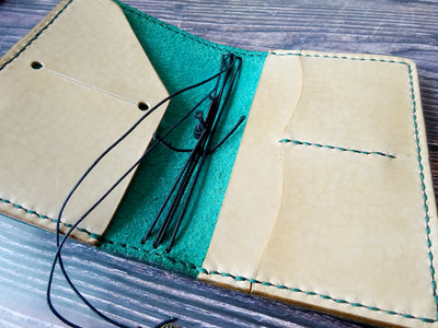 FN Business, Showcase #065, Traveler's Notebook, Falcon Travelers, traveler's notebook, leren notitieboek, leer bewerken, leatherwork