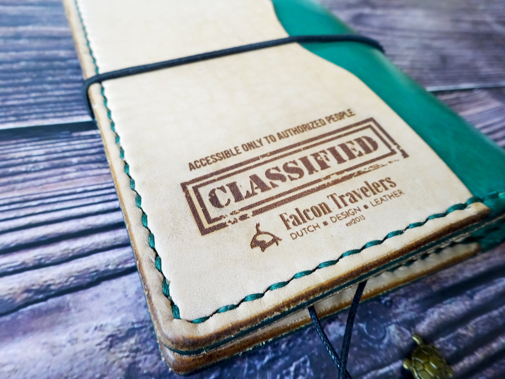 FN Business, Showcase #065, Traveler's Notebook, Falcon Travelers, traveler's notebook, leren notitieboek, leer bewerken, leatherwork