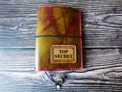 FN Professional, Showcase #057, Traveler's Notebook, Falcon Travelers, traveler's notebook, leren notitieboek, leer bewerken, leatherwork