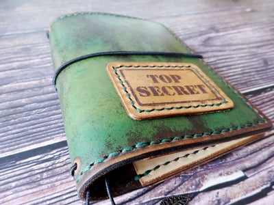 PP Professional, Showcase #049, Traveler's Notebook, Falcon Travelers, traveler's notebook, leren notitieboek, leer bewerken, leatherwork