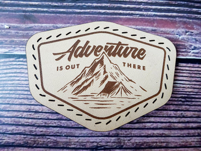 Leather Patch, Adventure, Leather Accesories, Falcon Travelers, traveler's notebook, leren notitieboek, leer bewerken, leatherwork