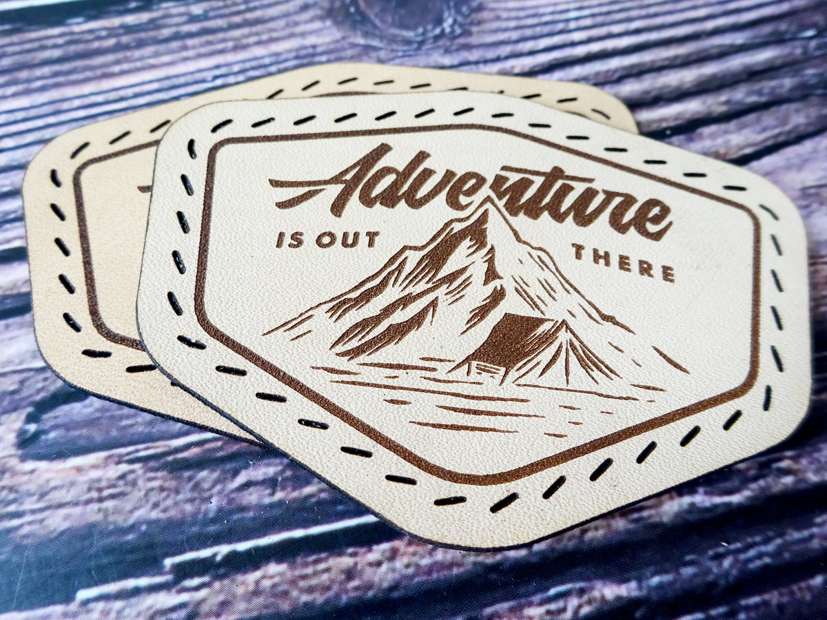 Leather Patch, Adventure, Leather Accesories, Falcon Travelers, traveler's notebook, leren notitieboek, leer bewerken, leatherwork
