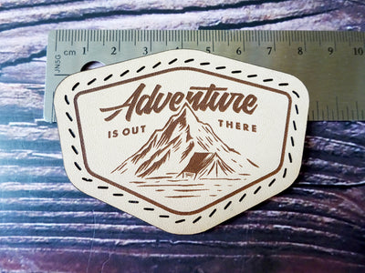 Leather Patch, Adventure, Leather Accesories, Falcon Travelers, traveler's notebook, leren notitieboek, leer bewerken, leatherwork