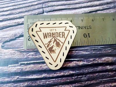 Leather Patch, Let's Wander, Leather Accesories, Falcon Travelers, traveler's notebook, leren notitieboek, leer bewerken, leatherwork