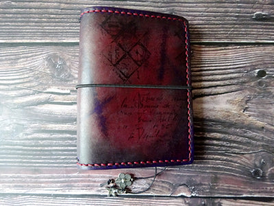 PP Professional, Showcase #050, Traveler's Notebook, Falcon Travelers, traveler's notebook, leren notitieboek, leer bewerken, leatherwork
