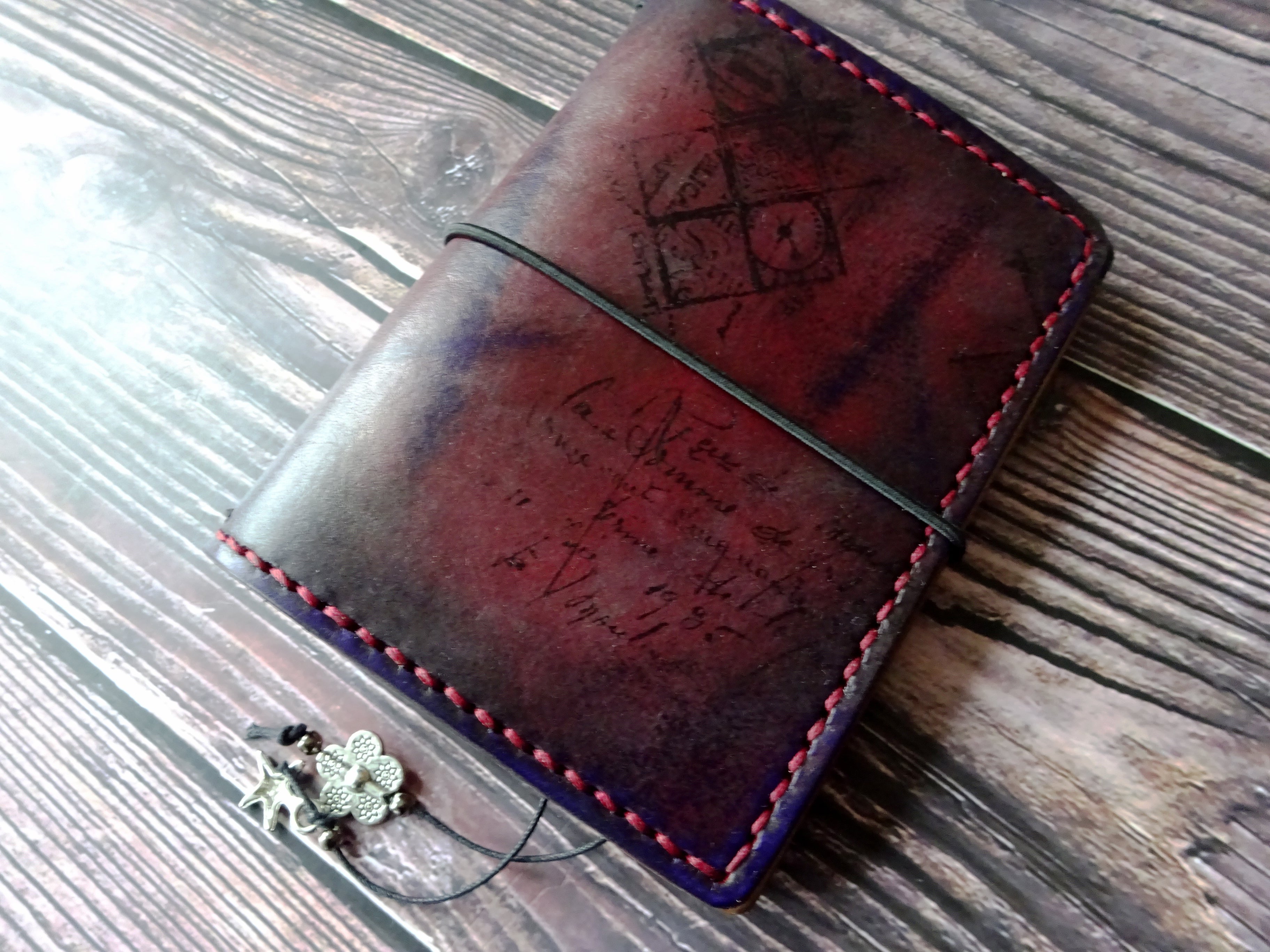 PP Professional, Showcase #050, Traveler's Notebook, Falcon Travelers, traveler's notebook, leren notitieboek, leer bewerken, leatherwork