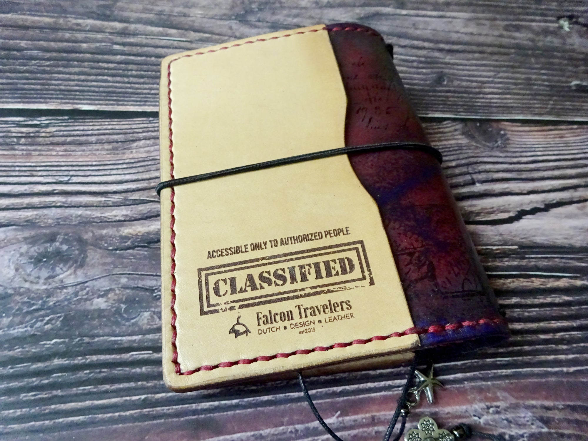 PP Professional, Showcase #050, Traveler's Notebook, Falcon Travelers, traveler's notebook, leren notitieboek, leer bewerken, leatherwork