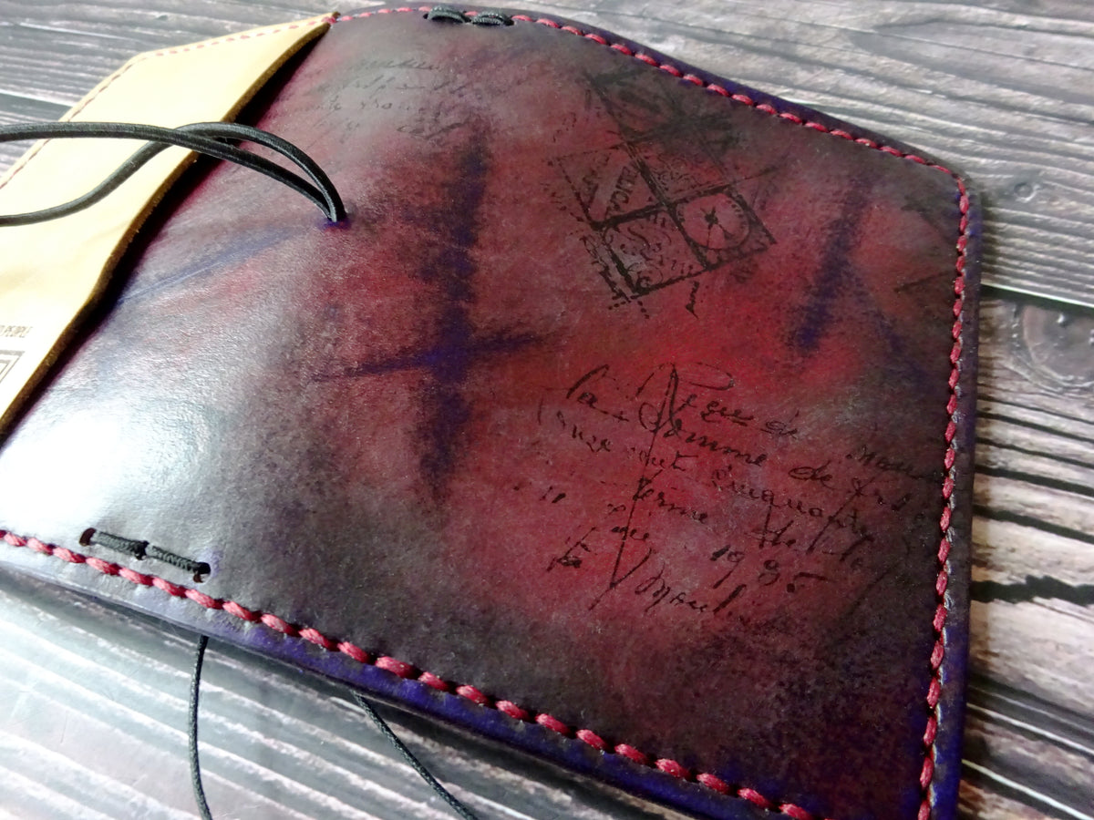 PP Professional, Showcase #050, Traveler's Notebook, Falcon Travelers, traveler's notebook, leren notitieboek, leer bewerken, leatherwork