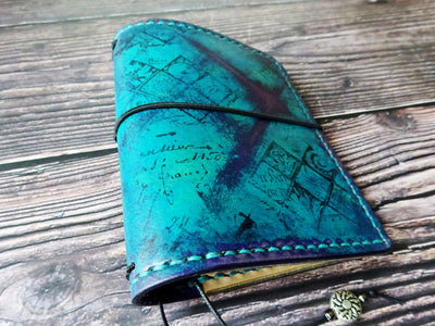 PP Professional, Showcase #053, Traveler's Notebook, Falcon Travelers, traveler's notebook, leren notitieboek, leer bewerken, leatherwork