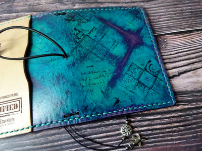 PP Professional, Showcase #053, Traveler's Notebook, Falcon Travelers, traveler's notebook, leren notitieboek, leer bewerken, leatherwork