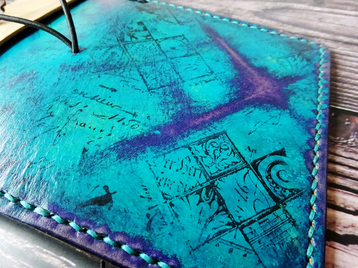 PP Professional, Showcase #053, Traveler's Notebook, Falcon Travelers, traveler's notebook, leren notitieboek, leer bewerken, leatherwork