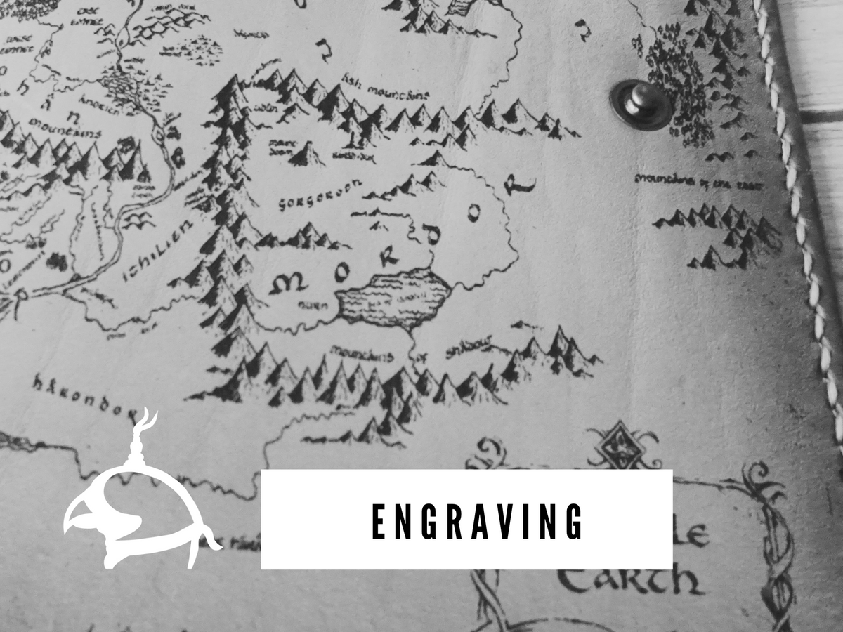 Fandom Event, Engraving, Traveler's Notebook Add-on, Falcon Travelers, traveler's notebook, leren notitieboek, leer bewerken, leatherwork