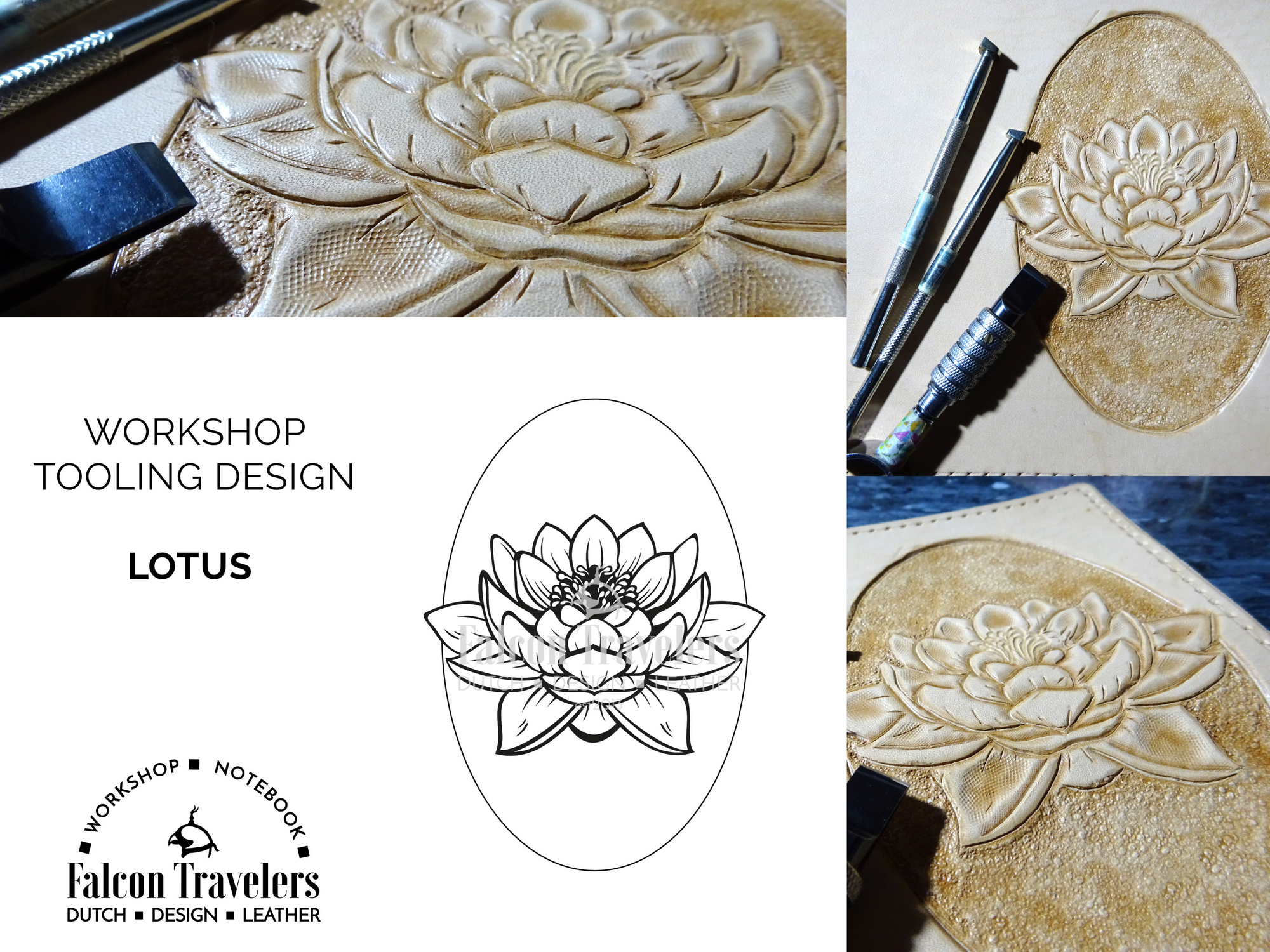 Workshop: Travelers Notebook, Tooling and/or Sewing, Professional style