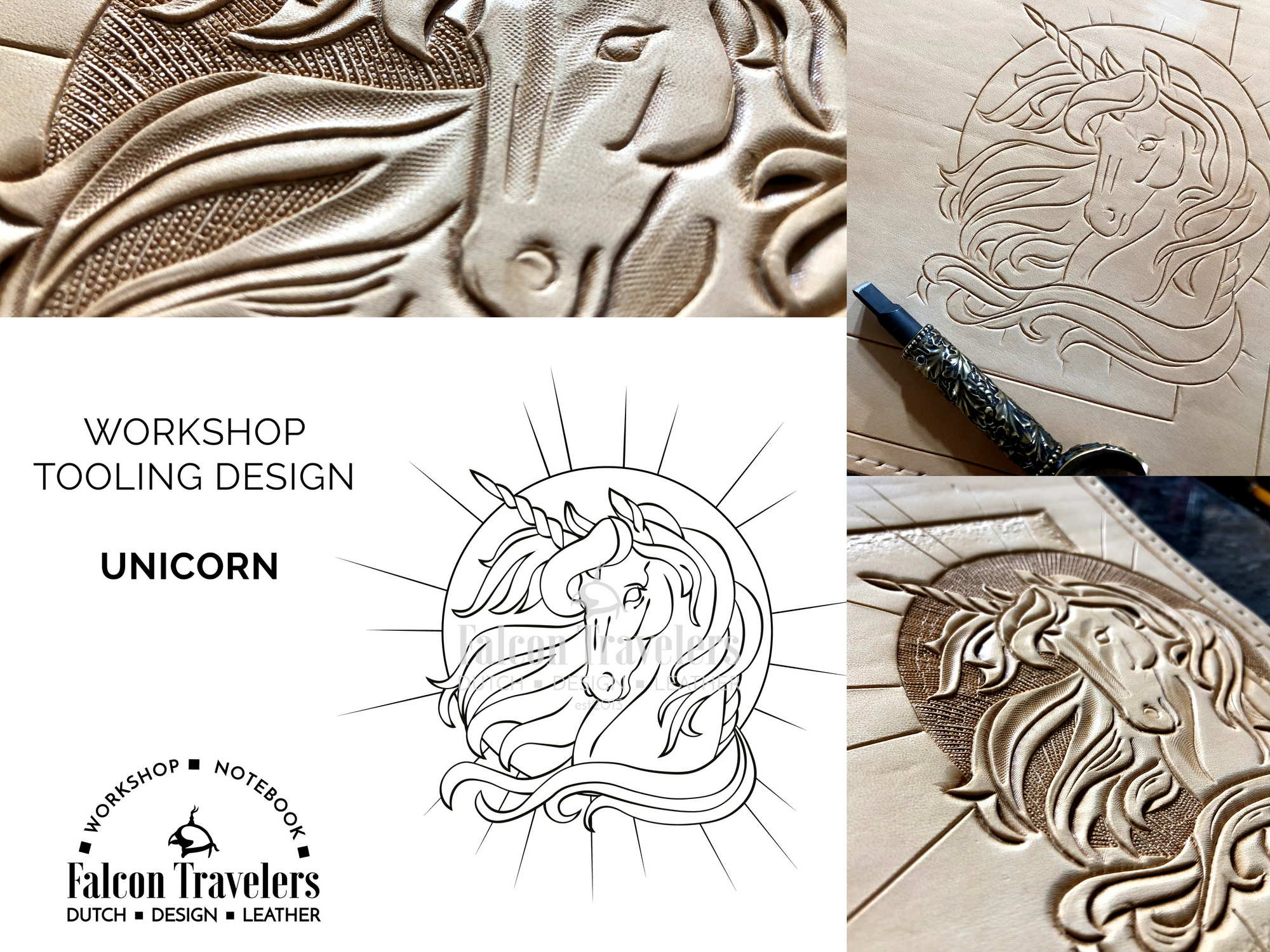 Workshop: Travelers Notebook, Tooling and/or Sewing, Professional style