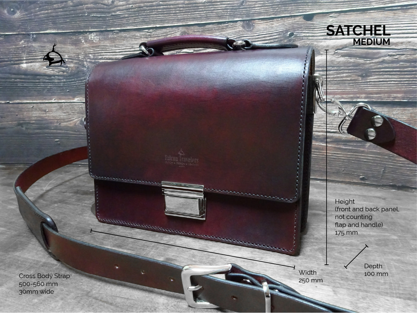 Falcon Satchel, Medium