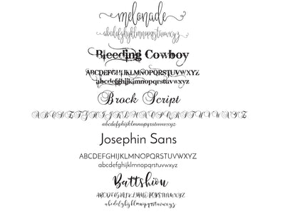 Engraved Inscription Add-On - Falcon Travelers