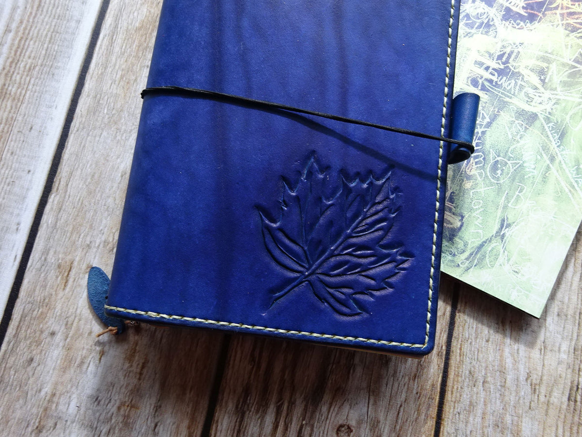 Tooled Leaf Add-On, Falcon Travelers, Traveler's Notebook Add-on, Lady Falcon, Travelers, Notebook, Traveler's, Journaling, Planner, writing, leather, cover