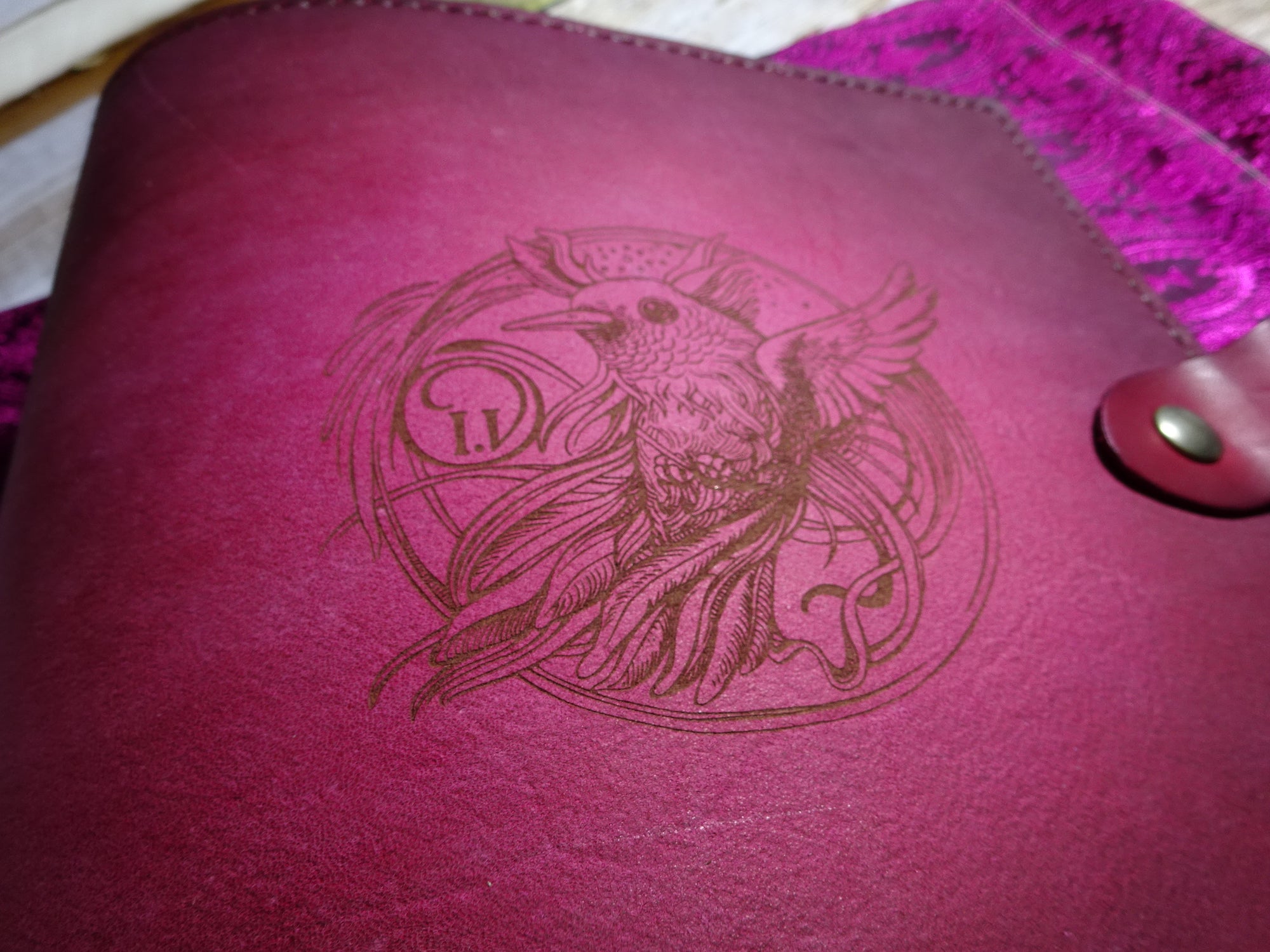 Engraved Logo Add-On, Falcon Travelers, Traveler's Notebook Add-on, Lady Falcon, Travelers, Notebook, Traveler's, Journaling, Planner, writing, leather, cover