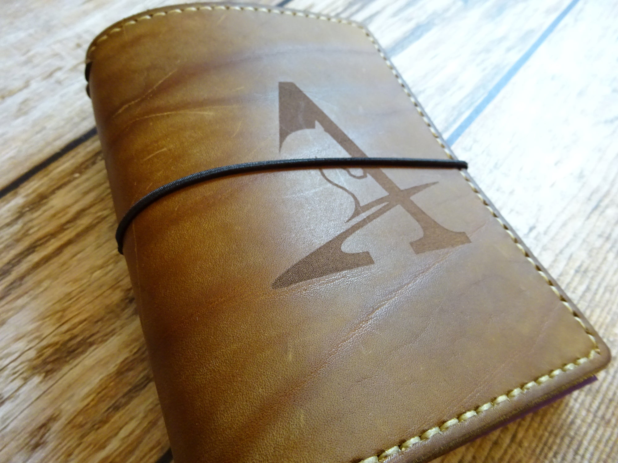 Engraved Logo Add-On, Falcon Travelers, Traveler's Notebook Add-on, Lady Falcon, Travelers, Notebook, Traveler's, Journaling, Planner, writing, leather, cover