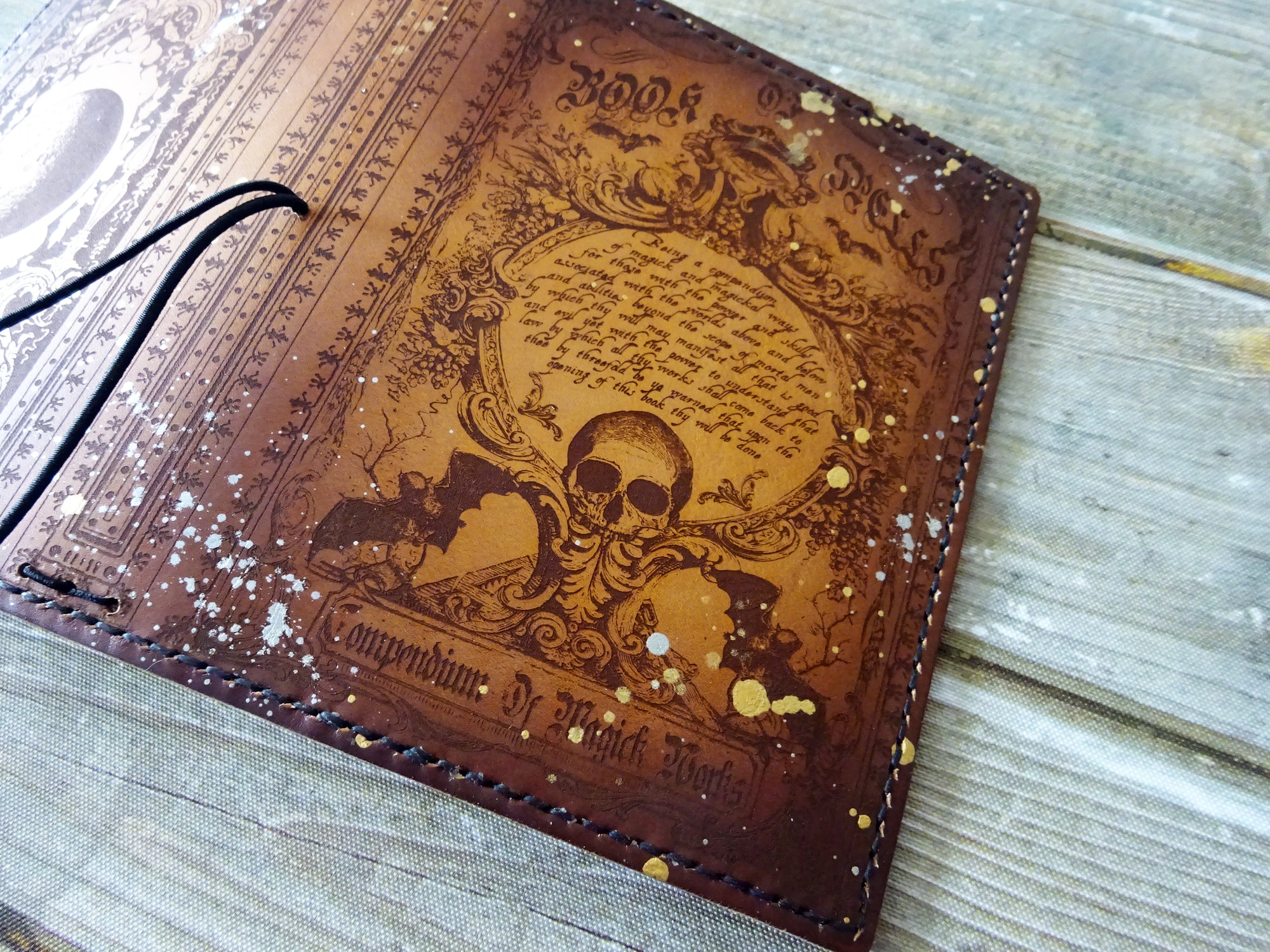 Engraved Book of Spells Add-On - Falcon Travelers