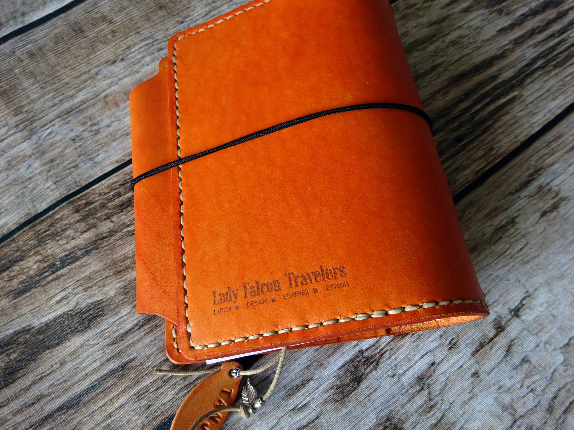 Extended Pen-Loop Add-On, Falcon Travelers, Traveler's Notebook Add-on, Lady Falcon, Travelers, Notebook, Traveler's, Journaling, Planner, writing, leather, cover