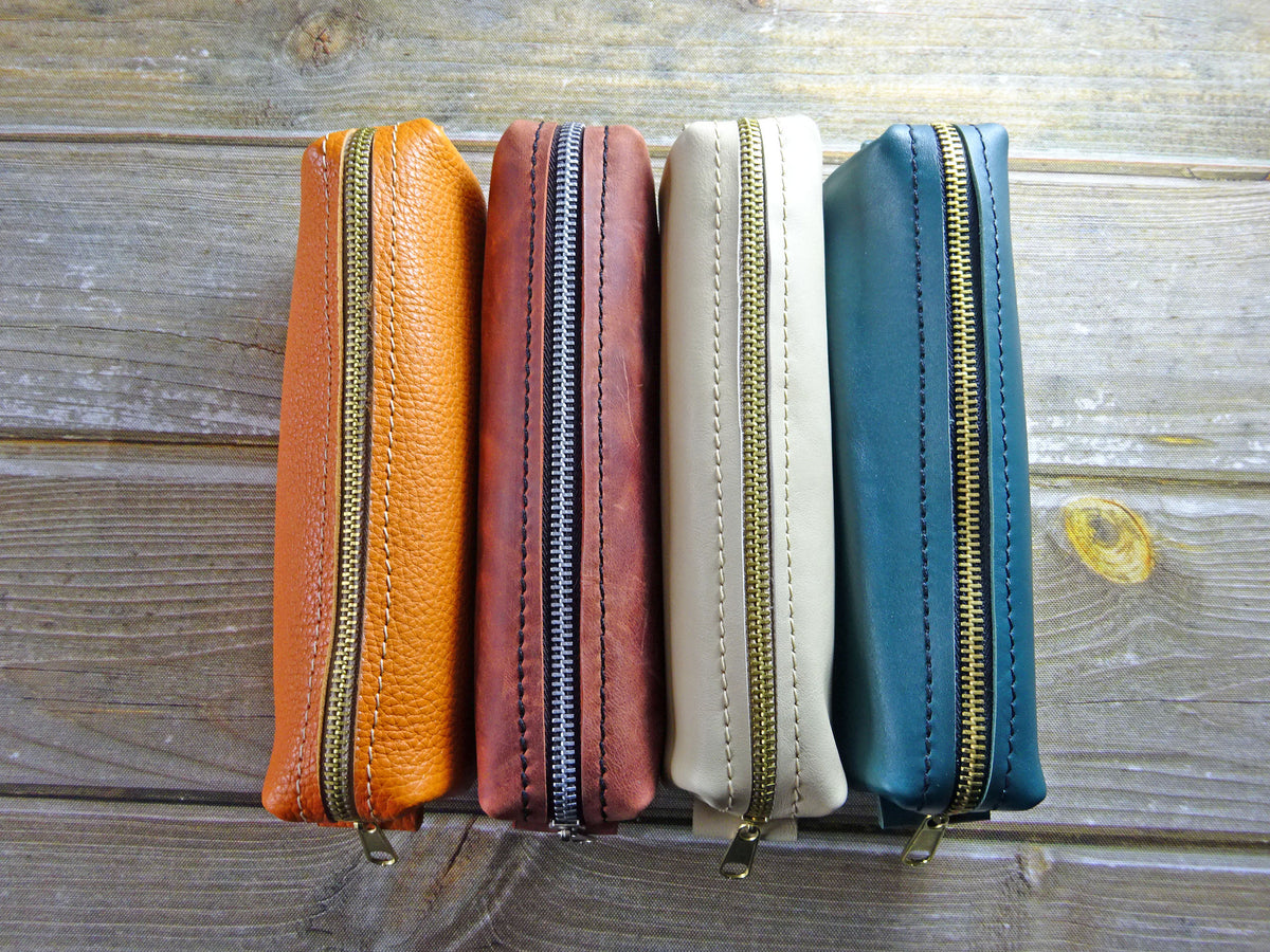 Pen Case - Pencil Case with zipper, Falcon Travelers, Pencil case, Lady Falcon, Travelers, Notebook, Traveler's, Journaling, Planner, writing, leather, cover