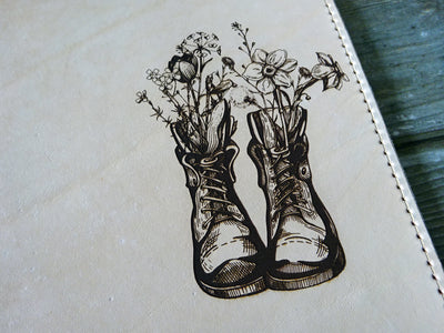 Engraved Boots Add-On - Falcon Travelers