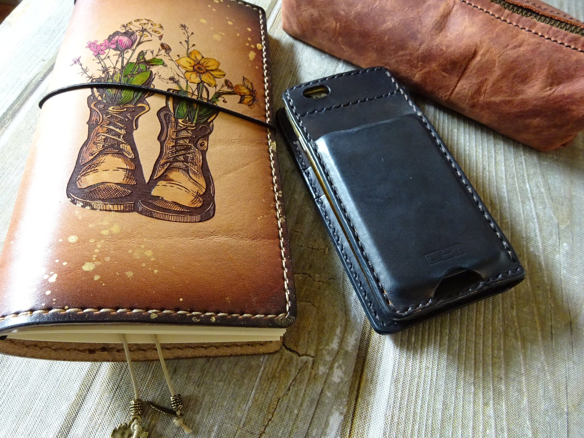 Engraved Boots Add-On - Falcon Travelers