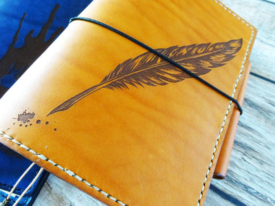 Engraved Quill Add-On - Falcon Travelers