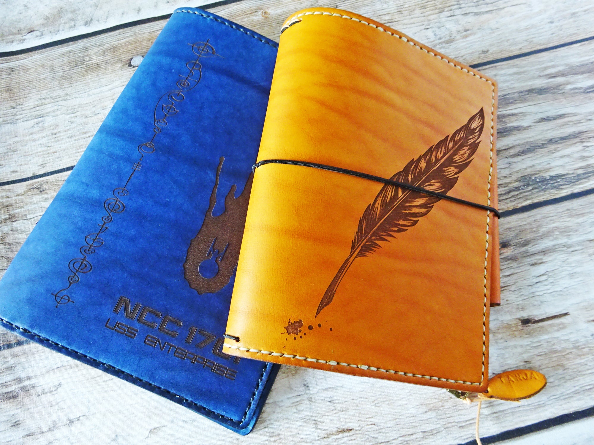 Engraved Quill Add-On - Falcon Travelers