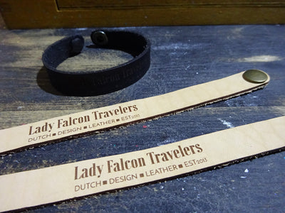 Leather Bracelet, Custom Logo or Inscription, Falcon Travelers, Leather Accesories, Lady Falcon, Travelers, Notebook, Traveler's, Journaling, Planner, writing, leather, cover