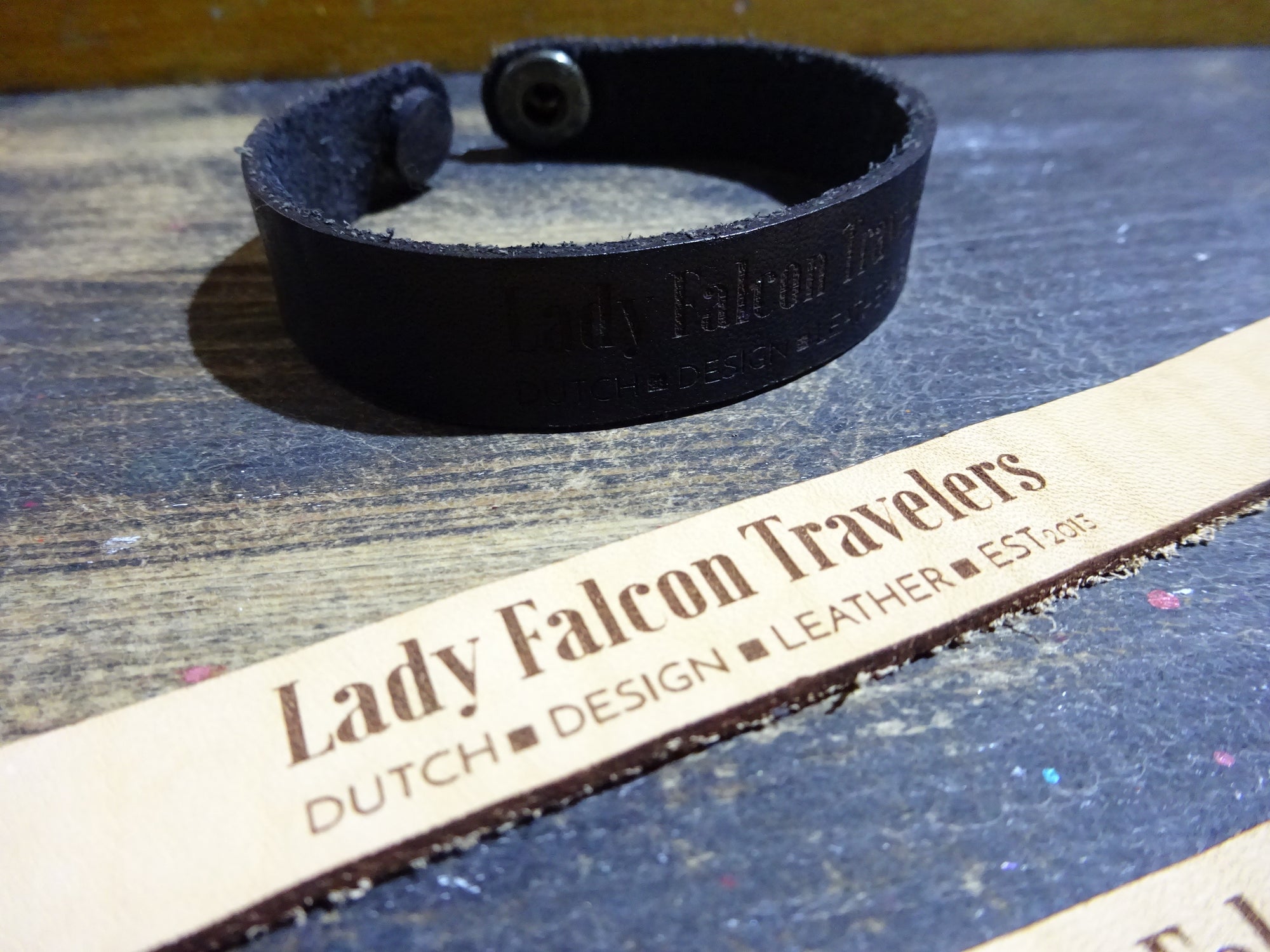 Leather Bracelet, Custom Logo or Inscription, Falcon Travelers, Leather Accesories, Lady Falcon, Travelers, Notebook, Traveler's, Journaling, Planner, writing, leather, cover