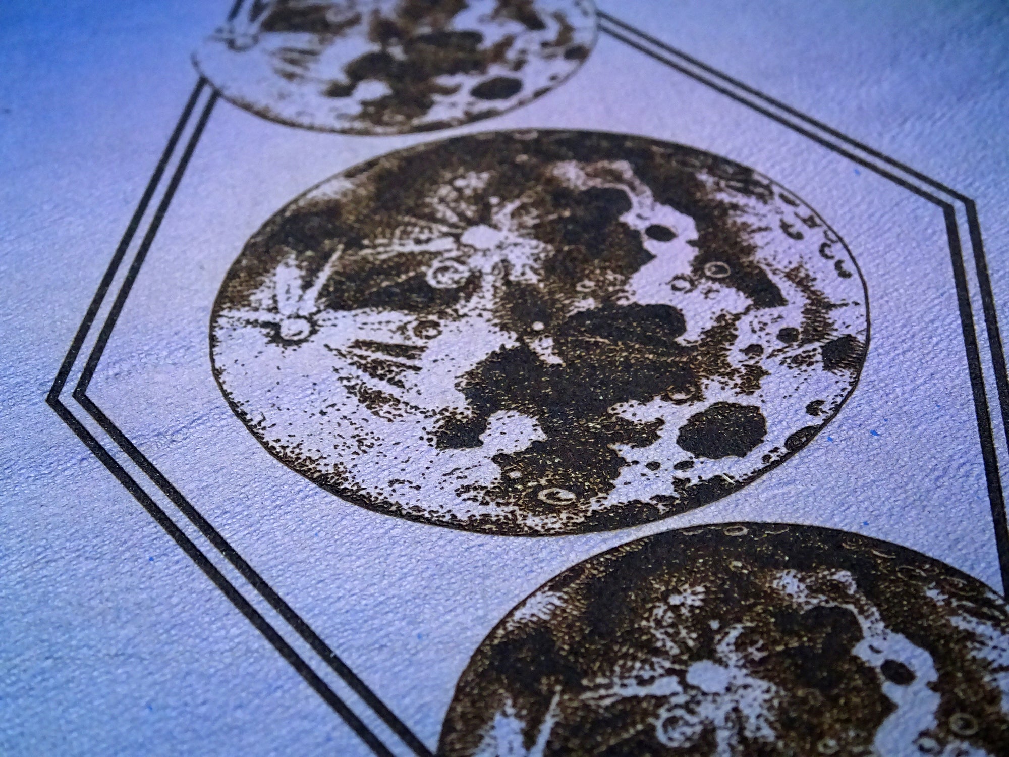 Engraved Moon Phases  Add-On, Falcon Travelers, Traveler's Notebook Add-on, Lady Falcon, Travelers, Notebook, Traveler's, Journaling, Planner, writing, leather, cover