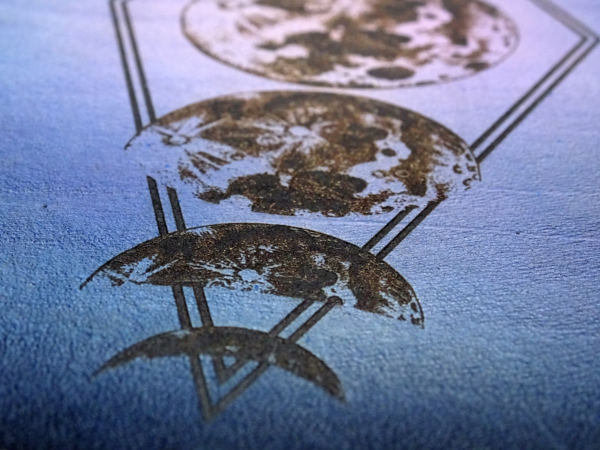 Engraved Moon Phases  Add-On, Falcon Travelers, Traveler's Notebook Add-on, Lady Falcon, Travelers, Notebook, Traveler's, Journaling, Planner, writing, leather, cover