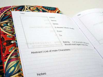 Book Tracker, Cardstock, Falcon Travelers, Notebook insert, Lady Falcon, Travelers, Notebook, Traveler's, Journaling, Planner, writing, leather, cover