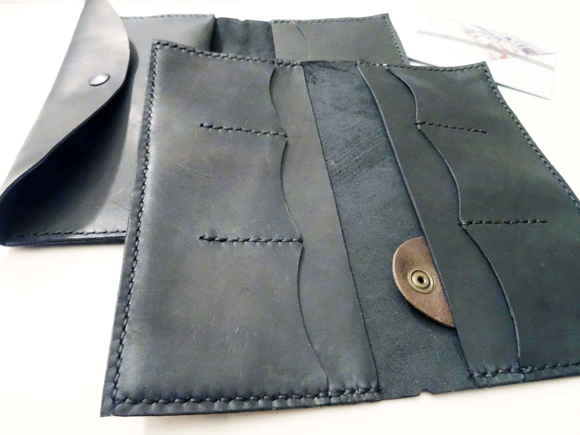 Leather Card Holder for Traveler's Notebooks - Falcon Travelers