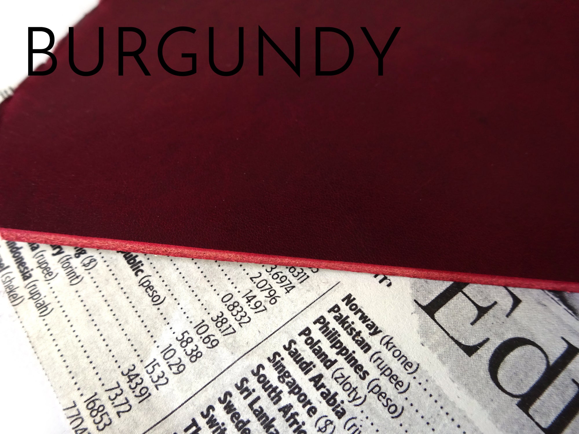 Peregrine Leather Sample - Falcon Travelers