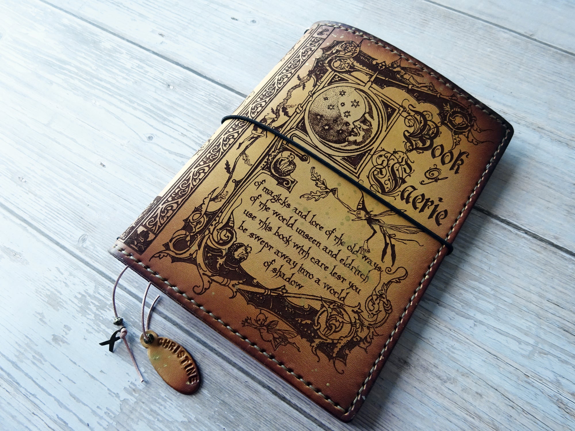 Engraved Book of Faerie Add-On - Falcon Travelers