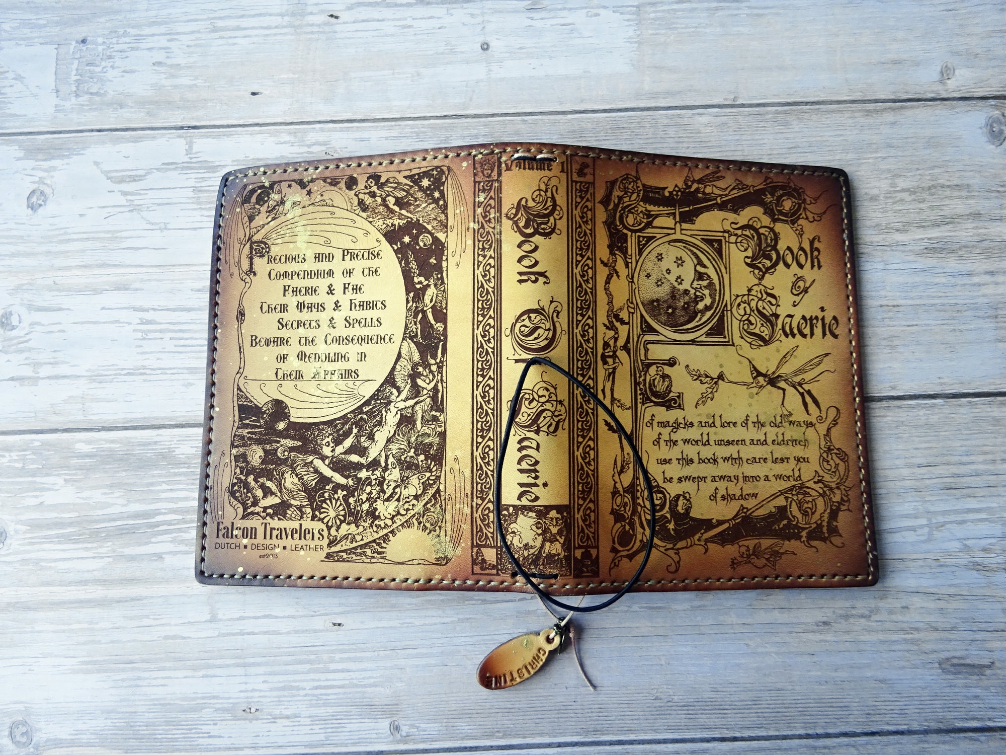 Engraved Book of Faerie Add-On - Falcon Travelers
