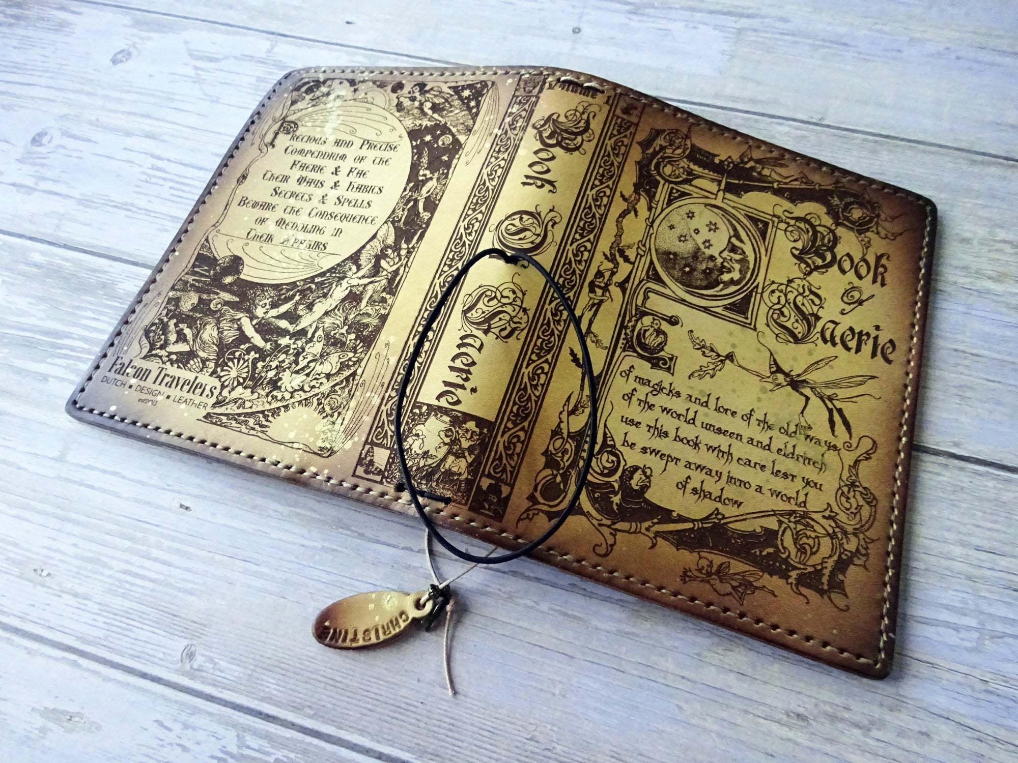 Engraved Book of Faerie Add-On - Falcon Travelers